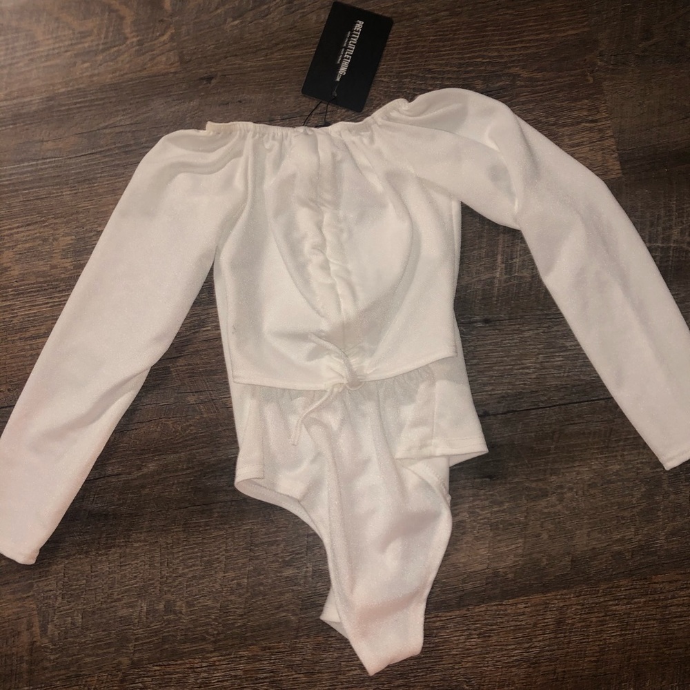 PrettyLittle Thing White Bodysuit